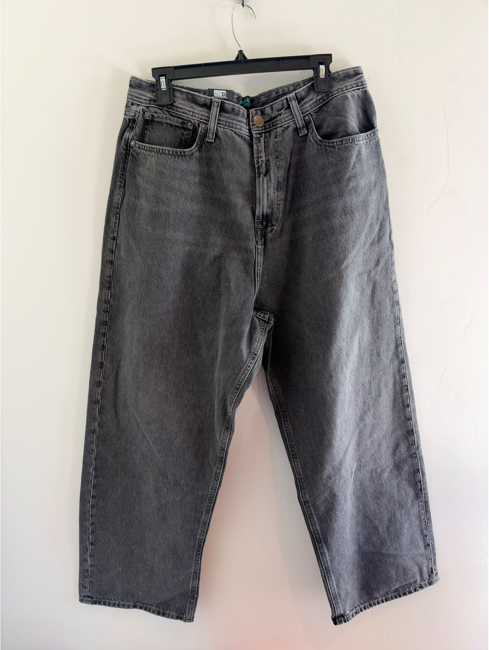 Jack & Jones Extra Baggy Jeans Men’s 34x32 Gray Black Wash NWT